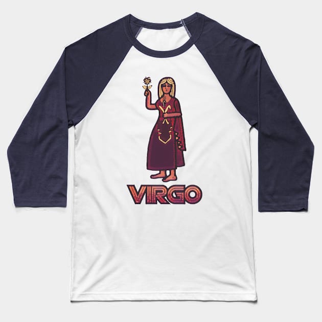 Virgo Baseball T-Shirt by TeeLabs